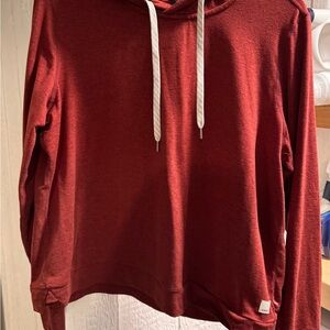 Vuori Women's Burgundy Cowl Neck Sweater